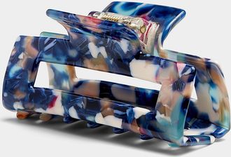 Simons Colourful flecked rectangular clip