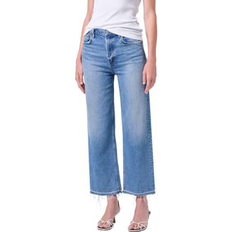 A Gold E Ren High Waist Wide Leg Jeans in Measure at Nordstrom, Size 24