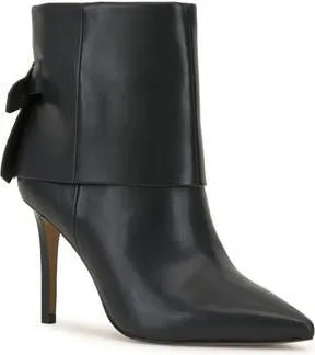 Vince Camuto Kresinta Foldover Cuff Pointed Toe Bootie in Black at Nordstrom Rack, Size 7.5
