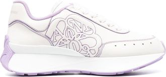 Alexander McQueen Sprint Runner low-top sneakers - women - Leather - 38.5 - White