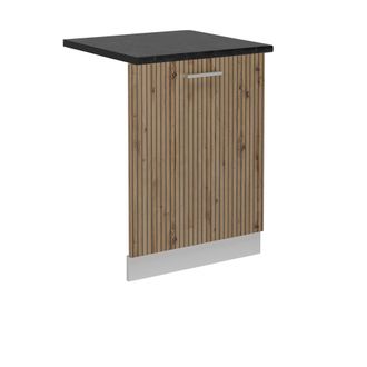 Vicco Tapa Del Lavavajillas R-line, Roble Artesanal, 60 Cm, Et Antracita