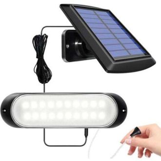OEM L&aacute;mpara Solar Colgante Para Interiores Y Exteriores, Ip65, Resistente Al Agua, 20 Led, Con Control De Cadena, Ideal Para Jard&iacute;n, Garaje Y Caminos [cla