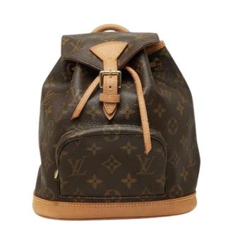 Louis Vuitton Pre-owned Zaino Monogram Mini Montsouris - - Pre-owned - Donna - Marrone - ONE SIZE