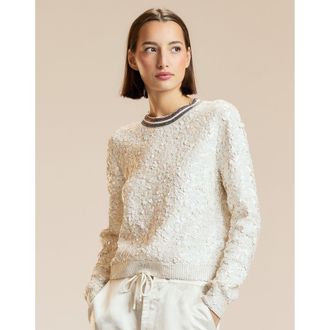 Cynthia Rowley Sequin Crewneck Sweater