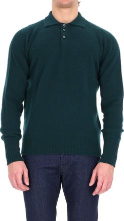 Drumohr Lambswool Knit Polo