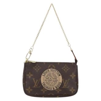 Louis Vuitton Pre-owned Mini Bags, female, Brown, Size: ONE SIZE Pre-owned Canvas Mini Bag