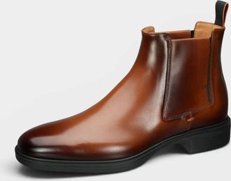 Santoni Mens Easy Chelsea Boot In Tan