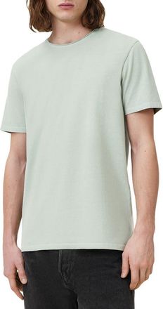 AllSaints Bodega Stretch Jersey T-Shirt in Mineral Green at Nordstrom, Size X-Small