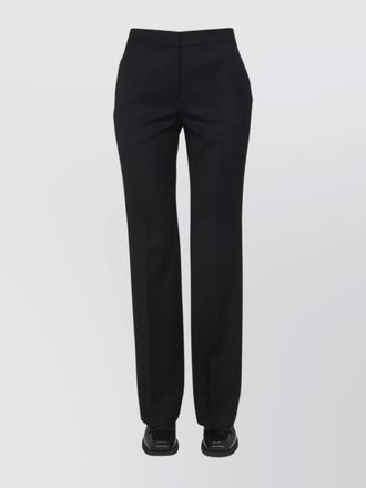 Moschino virgin wool straight-leg trousers