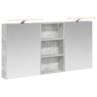 vidaXL Juego De Muebles De Ba&ntilde;o Con Estante 3 Pcs 140 X 14,5 X 70 Cm Vidaxl