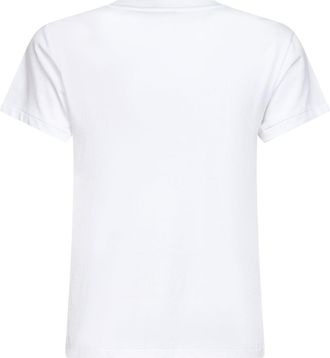 Polo Ralph Lauren Womens Crewneck T-Shirt Classic-Fit White Cotton T-Shirts & Jerseys