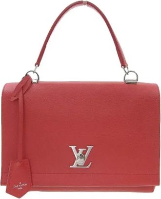 Louis Vuitton Tweedehands leren Louis Vuitton tassen - Dames - Vintage Handtas - Rood - ONE Size - Leer - Vintage