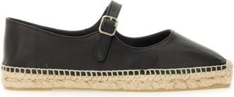 Castaner Black Round-toe Espadrilles