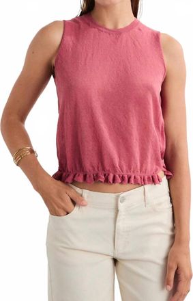 Mus & Bombon Mirri Tank Top In Dark Pink