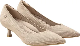 Vivaia Scarlett Pointed-Toe Kitten Heels in Almond at Nordstrom, Size 9.5