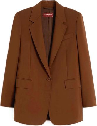 Max Mara Mujer, Chaquetas, Marr&oacute;n, Talla: S