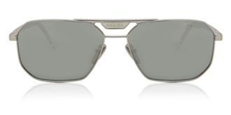 Prada PR 58YS 1BC02R Mens Sunglasses Silver Size 57