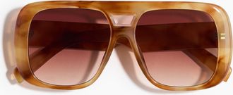 H&M Sonnenbrille im Pilotenlook - Yellow