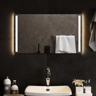 vidaXL Espejo De Ba&ntilde;o Con Led 70x40 Cm Vidaxl