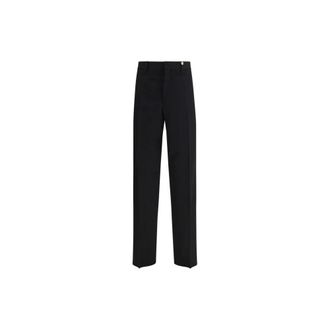 Versace Pantalones de Lana - Trousers - Hombre - Negro - L
