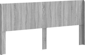 vidaXL Cabecero Sonoma Gris Madera De Ingenier&iacute;a Vidaxl