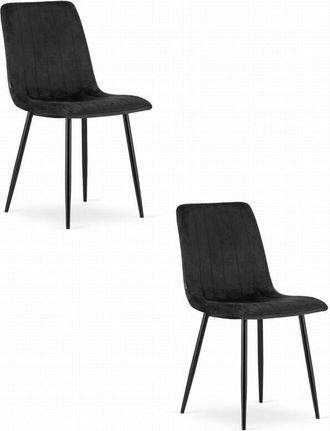 OEM Silla Lava - Terciopelo Negro X 2