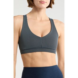 Beyond Yoga Dimensions Sports Bra in Storm at Nordstrom Rack, Size X-Small
