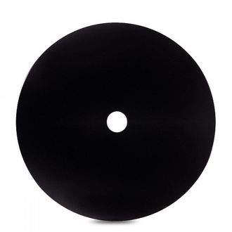GreenIce Disco Concavo Met&aacute;lico Negro &Oslash;40cm (portal&aacute;mparas No Incluido) [am-ca502