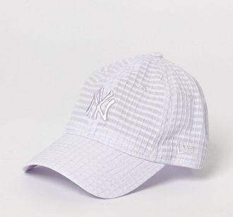 New Era Cappello 9Twenty NY Yankees in poliestere a quadretti jacquard