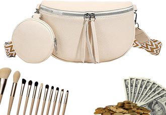 Generic Stylish Small Sling Bag, Casual Shoulder Backpack, 9x7 Inches Waterproof Womens Sling Bag with Multiple Compartments, Lightweight Bags, Daily Accessor