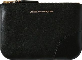 Comme Des Gar&ccedil;ons FW25 Classic Leather Zip Pouch Black SA8100