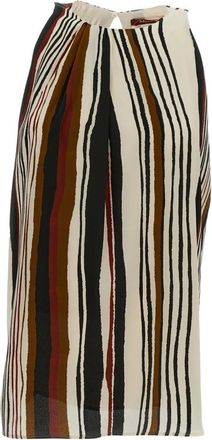 Max Mara Tops, Dames, Veelkleurig, S, Midi Rokken