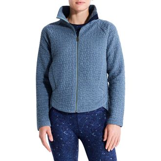 Nic+Zoe All Year Quilt Double Knit Jacket in Cove at Nordstrom Rack, Size Xx-Large