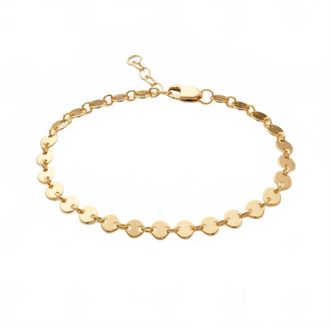Made by Mary Womens Poppy Bracelet In Gold