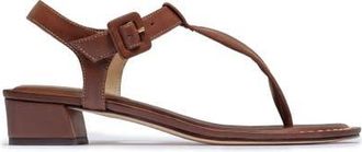 Bernardo Goyara Demi Heel Sandal in Mahogany at Nordstrom, Size 7.5