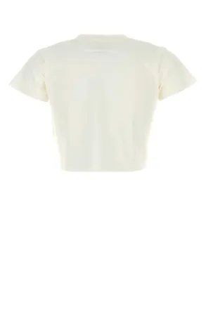 Maison Margiela Logo-Printed Cotton T-Shirt - White
