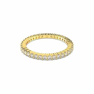 Swarovski Tijdloze Damen Ring Stijl - Dames - Ringen - Geel - ONE Size - Accessoires