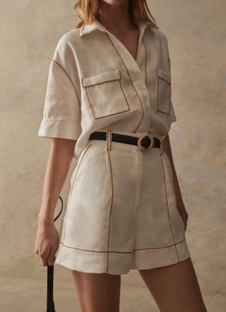 SANCIA Monte Shorts In White Haven