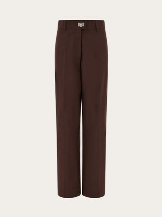 Ferragamo Donna Pantalone sartoriale Marrone