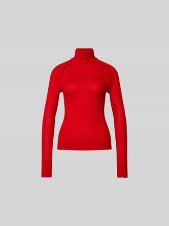 Victoria Beckham Longsleeve mit Rollkragen in Rot, Gr&ouml;&szlig;e M