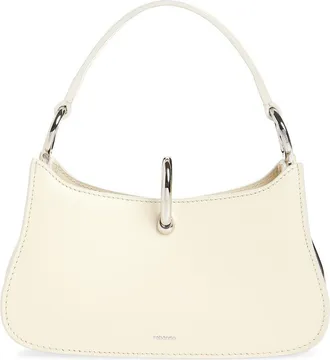 Paco Rabanne Micro Ring Leather Top Handle Bag in Ivory/Silver at Nordstrom