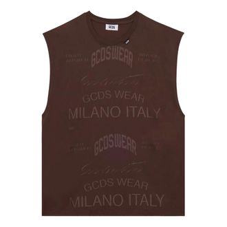 GCDS Gcds, Uomo, Top, Marrone, M, new