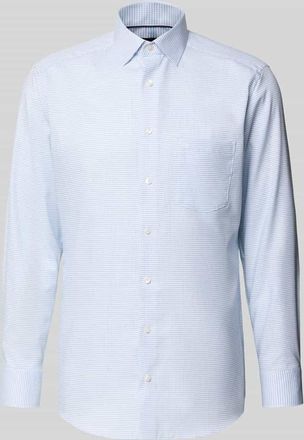 Olymp Regular Fit Business-Hemd mit Kentkragen in Bleu, Gr&ouml;&szlig;e 39