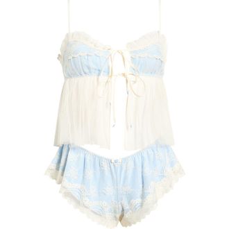 Free People Intimately FP Nightcall Boudoir Set in Totasted Eggnog Comb at Nordstrom Rack, Size X-Large