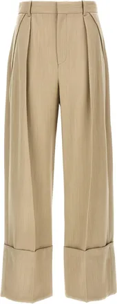 Victoria Beckham Maxi Turn Up Pants