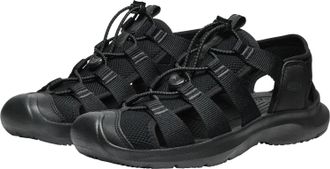Keen Sandale KEEN SEANIK H2, Herren, Gr. 42,5, schwarz (schwarz, magnet), Synthetik, Schuhe Sandale