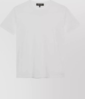 Loro Piana crew neck short sleeve knit top