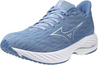 Mizuno WomenS Wave Rider 28 Running Shoe In Glacier Lake-White
