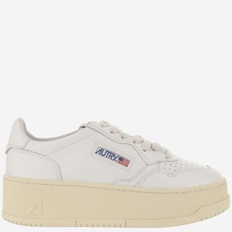Autry Medalist-platform lage leren sneakers