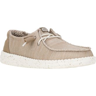 HeyDude Wendy Stretch Mesh Polyester Vrouwen Walnoot Loafers